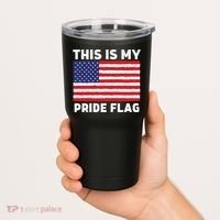 This Is My Pride Flag USA American Flag Tumbler thumb 2