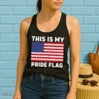 This Is My Pride Flag USA American Flag Women's Tank Top thumb 2