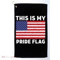 This Is My Pride Flag USA American Flag Golf Towel thumb 0