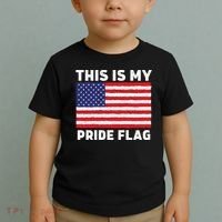 This Is My Pride Flag USA American Flag Toddler T-Shirt thumb 2