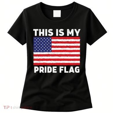 This Is My Pride Flag USA American Flag Women's T-Shirt