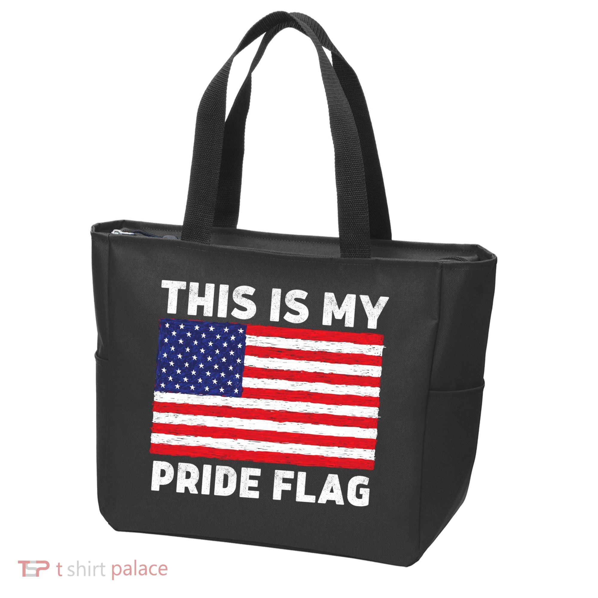 This Is My Pride Flag USA American Flag Tote Bag