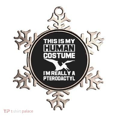 This Is My Hu I'm Really A Pterodactyl Halloween Dinosaur Gift Ornament