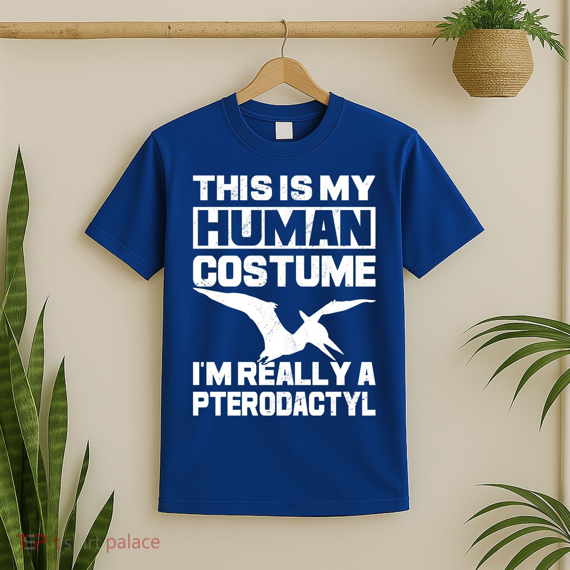 This Is My Hu I'm Really A Pterodactyl Halloween Dinosaur Gift T-Shirt