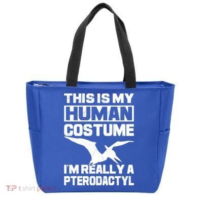 This Is My Hu I'm Really A Pterodactyl Halloween Dinosaur Gift Tote Bag