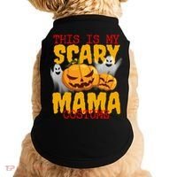 This Is My Scary Mama Costume Doggie Tank thumb 0