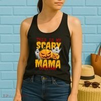 This Is My Scary Mama Costume Women's Tank Top thumb 2