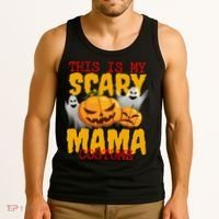 This Is My Scary Mama Costume Tank Top thumb 3