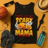This Is My Scary Mama Costume Tank Top thumb 4