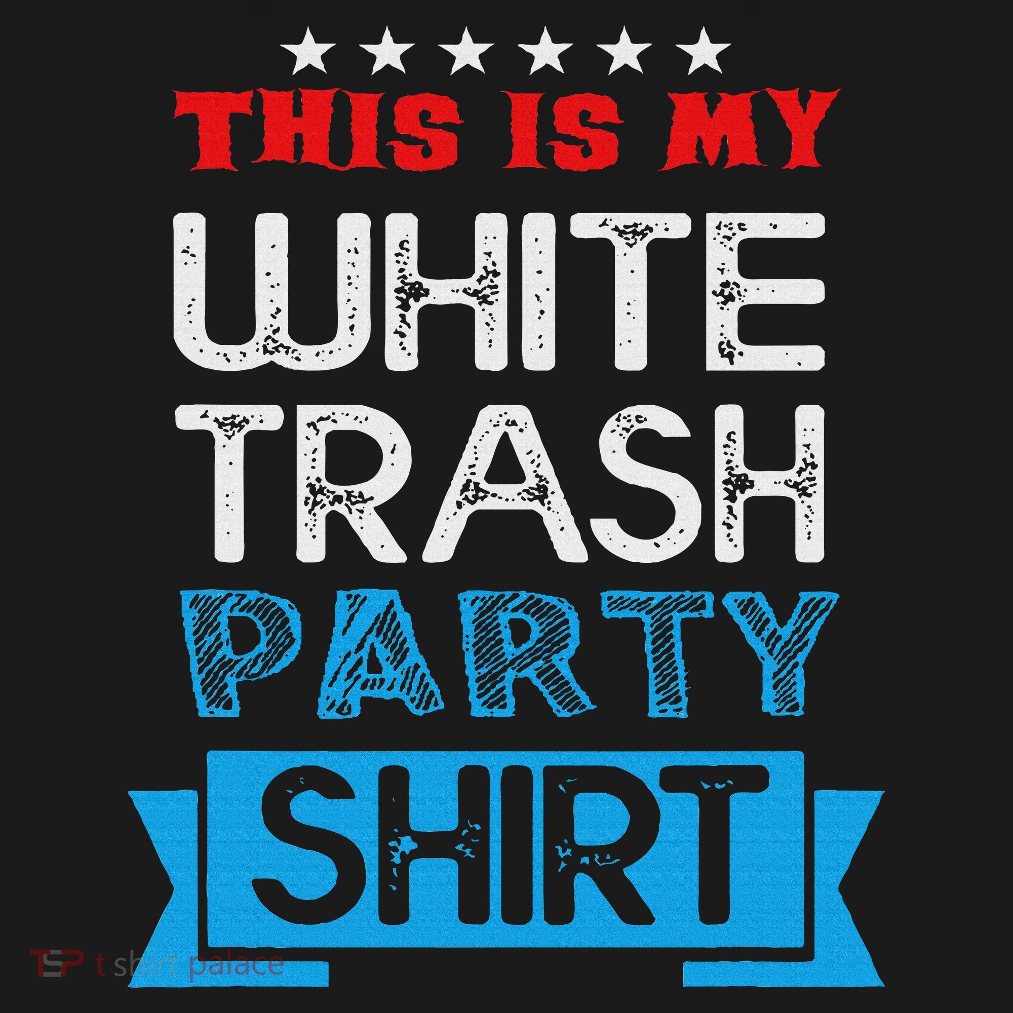 This Is My White Trash Party Funny Quotes Sayings Humor Joke Women's Hoodie