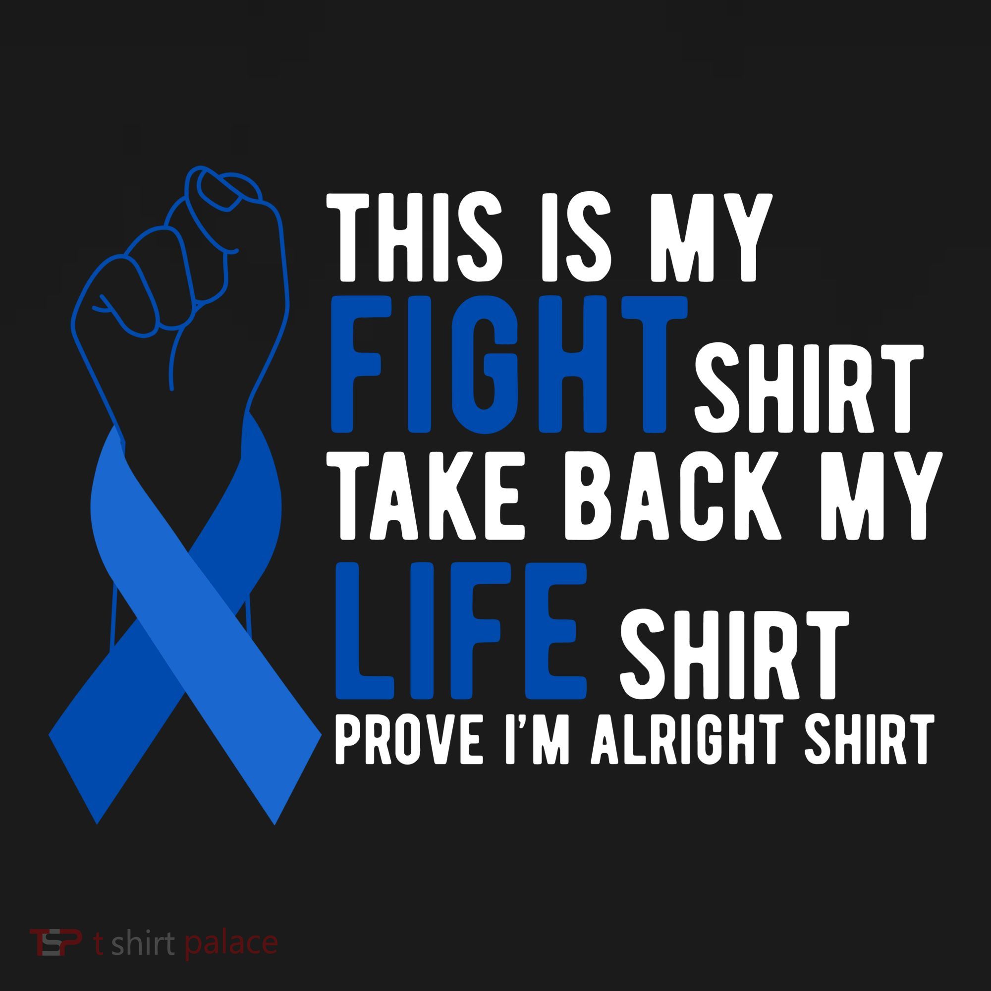 This Is My Fight Colon Cancer Awareness Toddler Hoodie