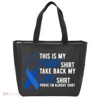 This Is My Fight Colon Cancer Awareness Tote Bag thumb 0