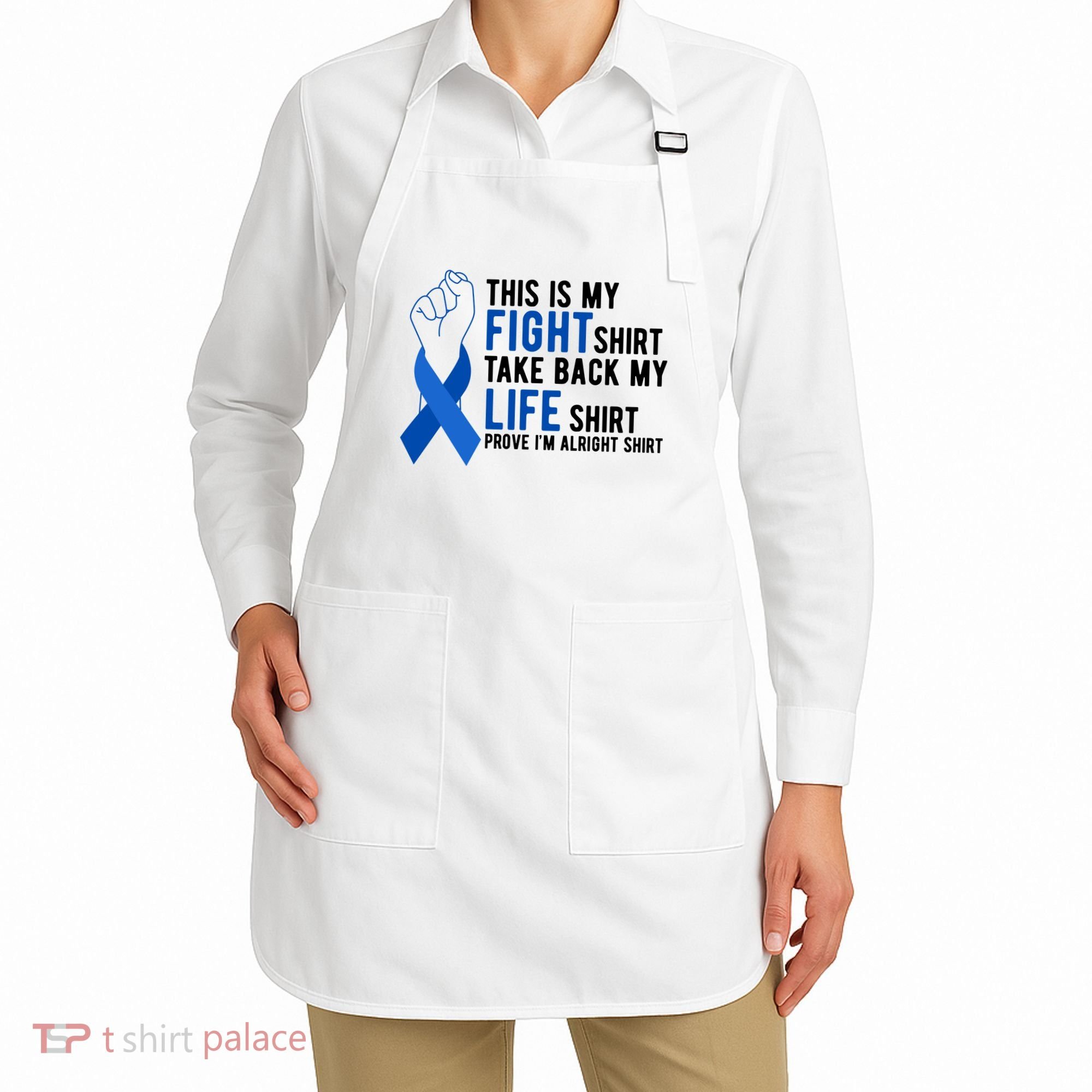 This Is My Fight Colon Cancer Awareness Apron