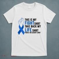 This Is My Fight Colon Cancer Awareness T-Shirt thumb 5