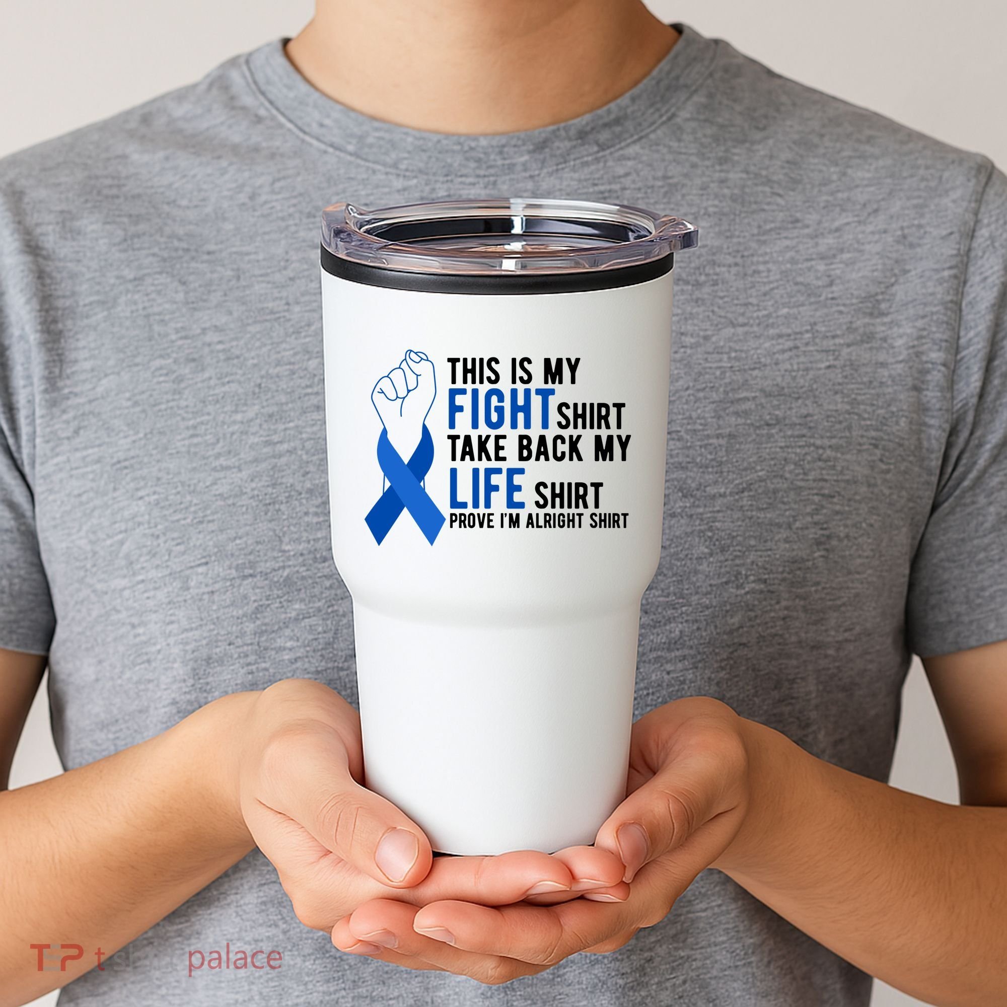 This Is My Fight Colon Cancer Awareness Tumbler