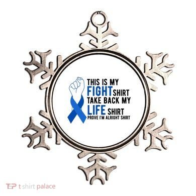 This Is My Fight Colon Cancer Awareness Ornament