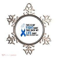 This Is My Fight Colon Cancer Awareness Ornament thumb 0