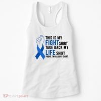 This Is My Fight Colon Cancer Awareness Women's Tank Top thumb 0