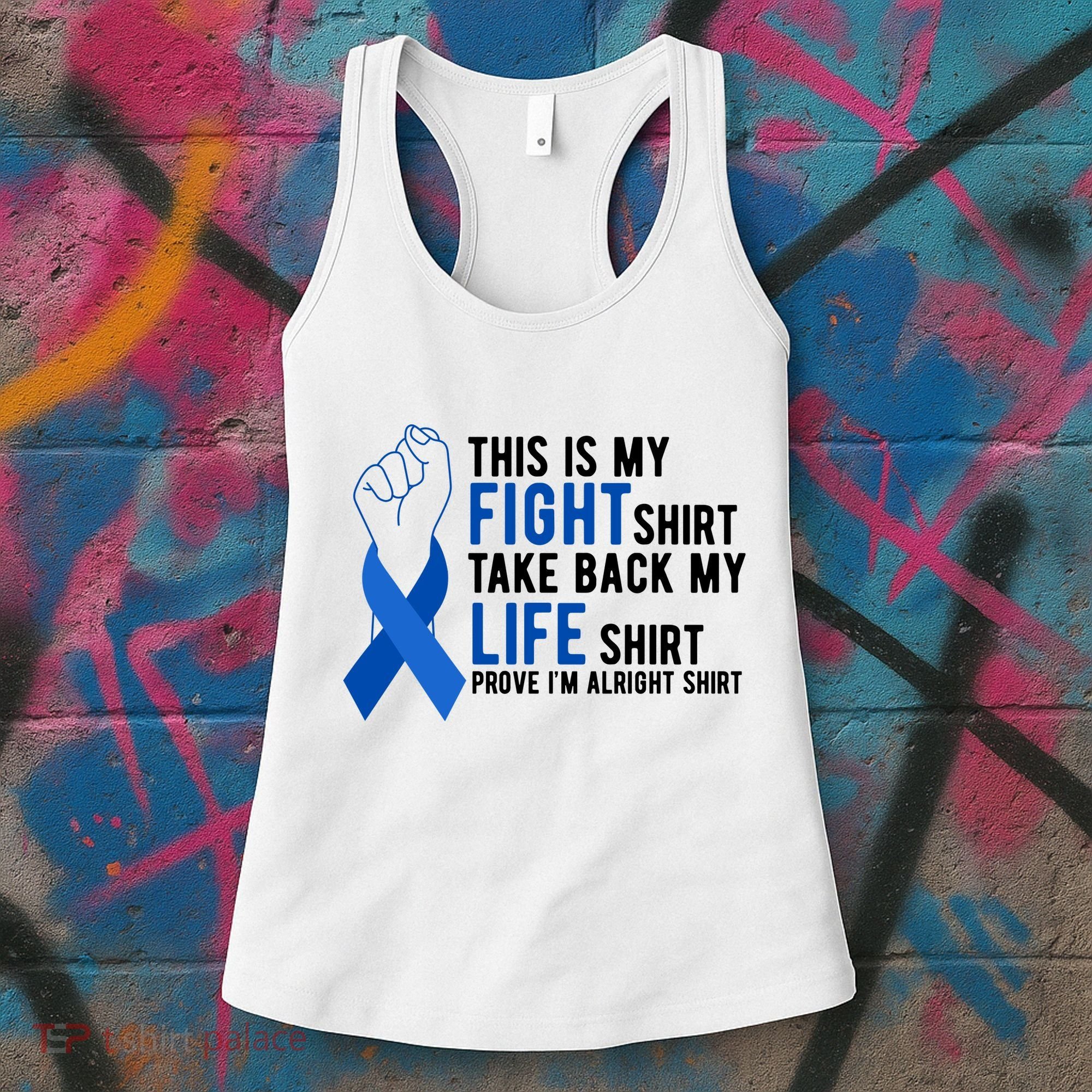 This Is My Fight Colon Cancer Awareness Women's Tank Top