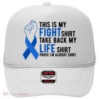 This Is My Fight Colon Cancer Awareness Hat thumb 0