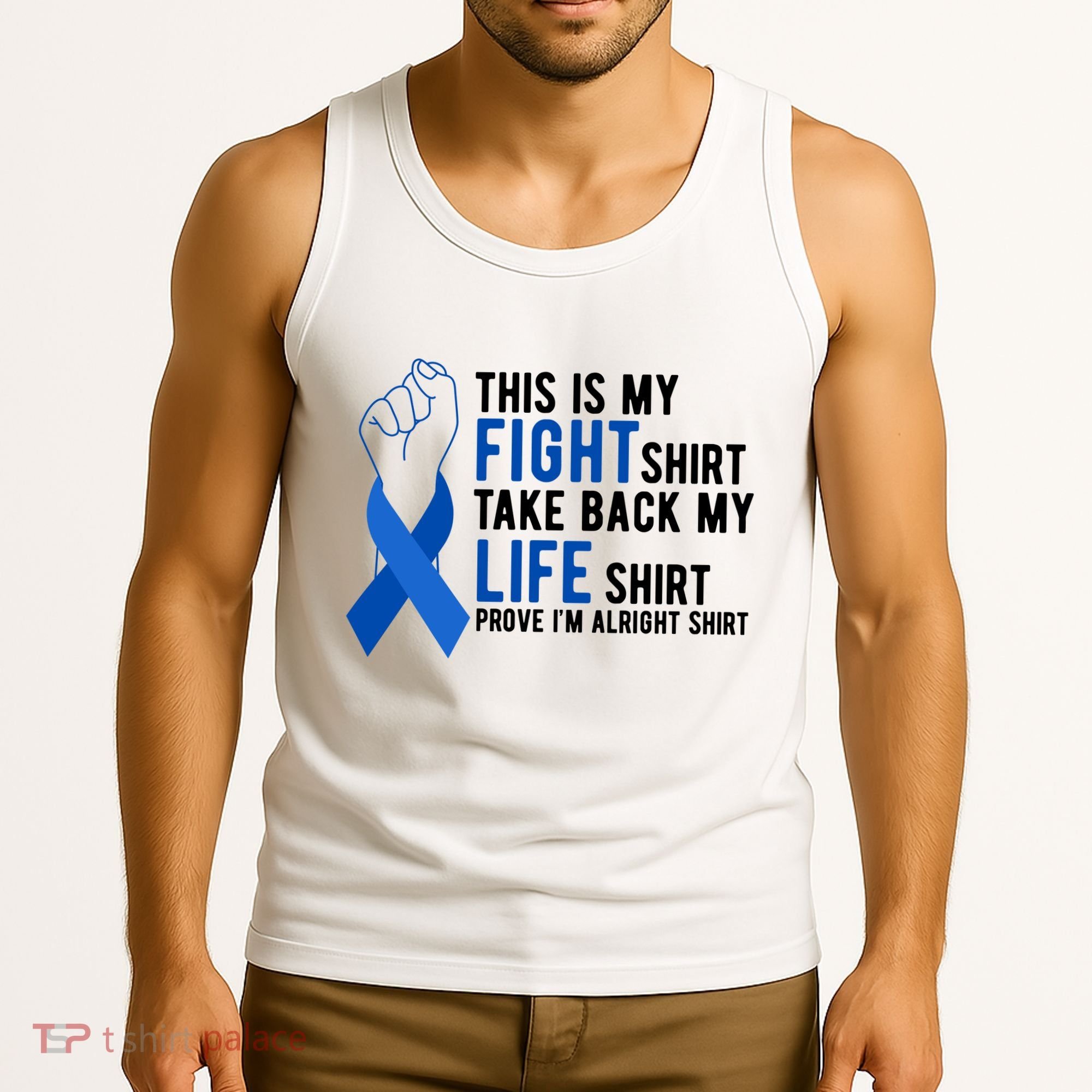 This Is My Fight Colon Cancer Awareness Tank Top