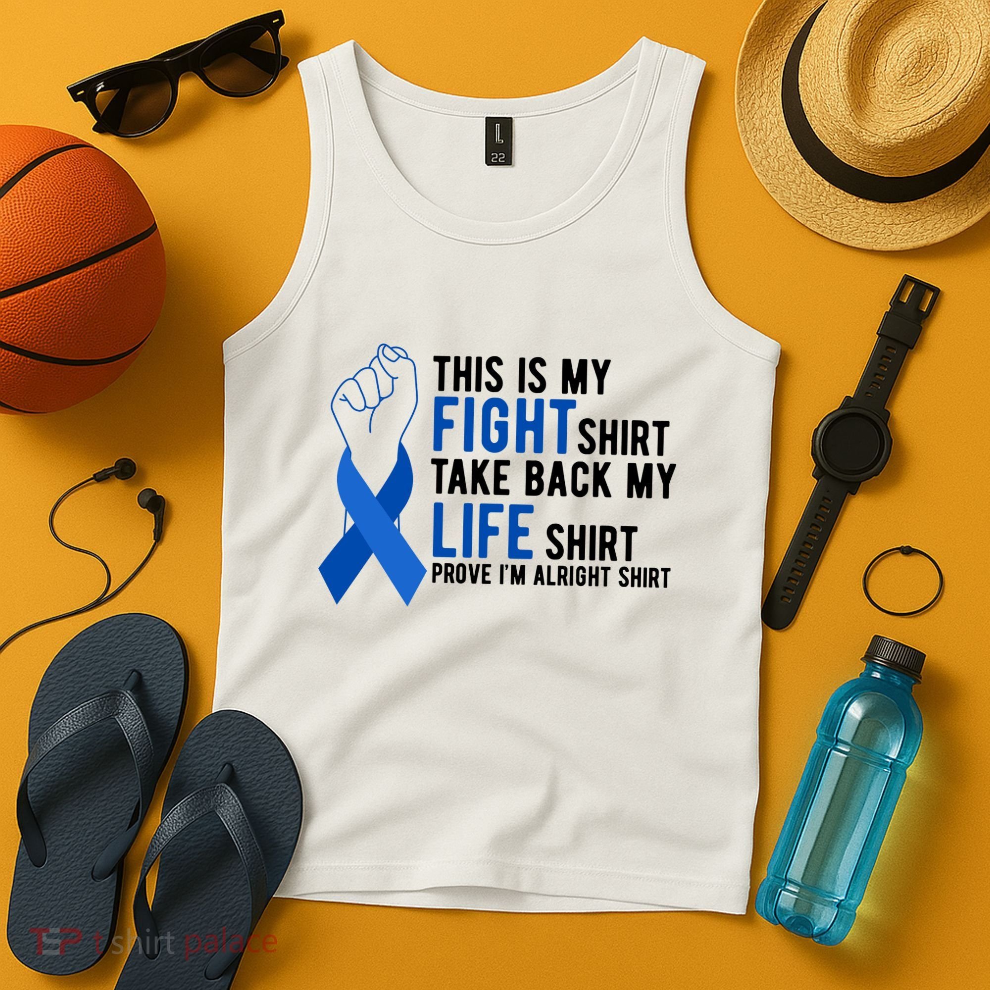This Is My Fight Colon Cancer Awareness Tank Top