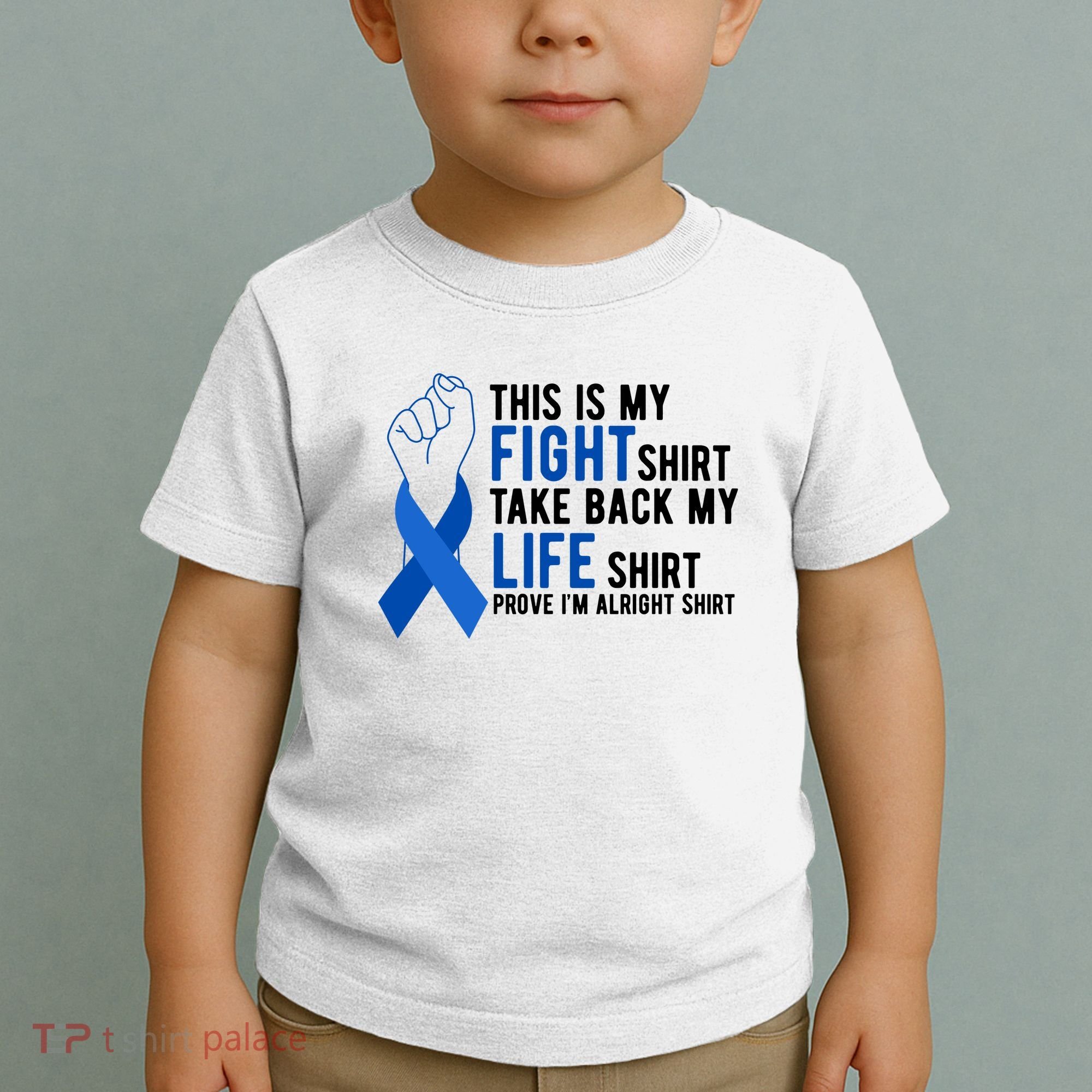This Is My Fight Colon Cancer Awareness Toddler T-Shirt