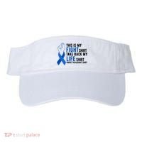 This Is My Fight Colon Cancer Awareness Visor thumb 0