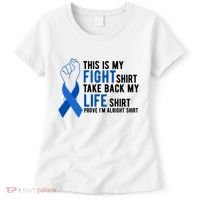 This Is My Fight Colon Cancer Awareness Women's T-Shirt thumb 0