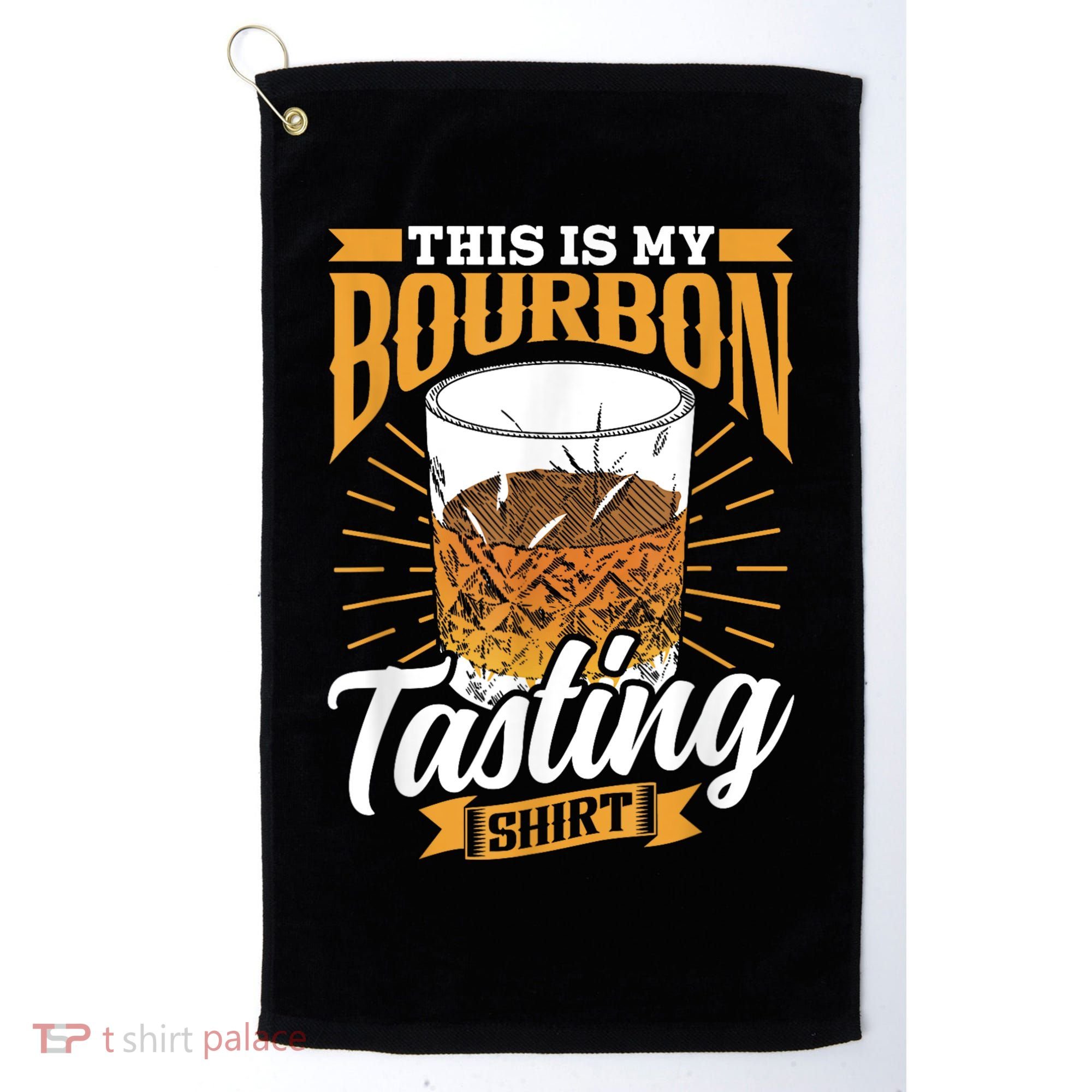 This Is My Bourbon Tasting Drinker Drinking Bourbon Golf Towel