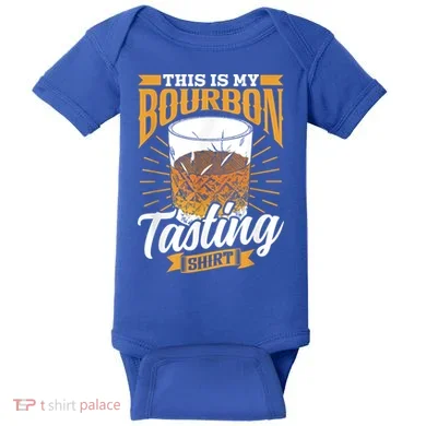 This Is My Bourbon Tasting Drinker Drinking Bourbon Baby Bodysuit