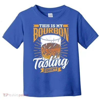 This Is My Bourbon Tasting Drinker Drinking Bourbon Toddler T-Shirt