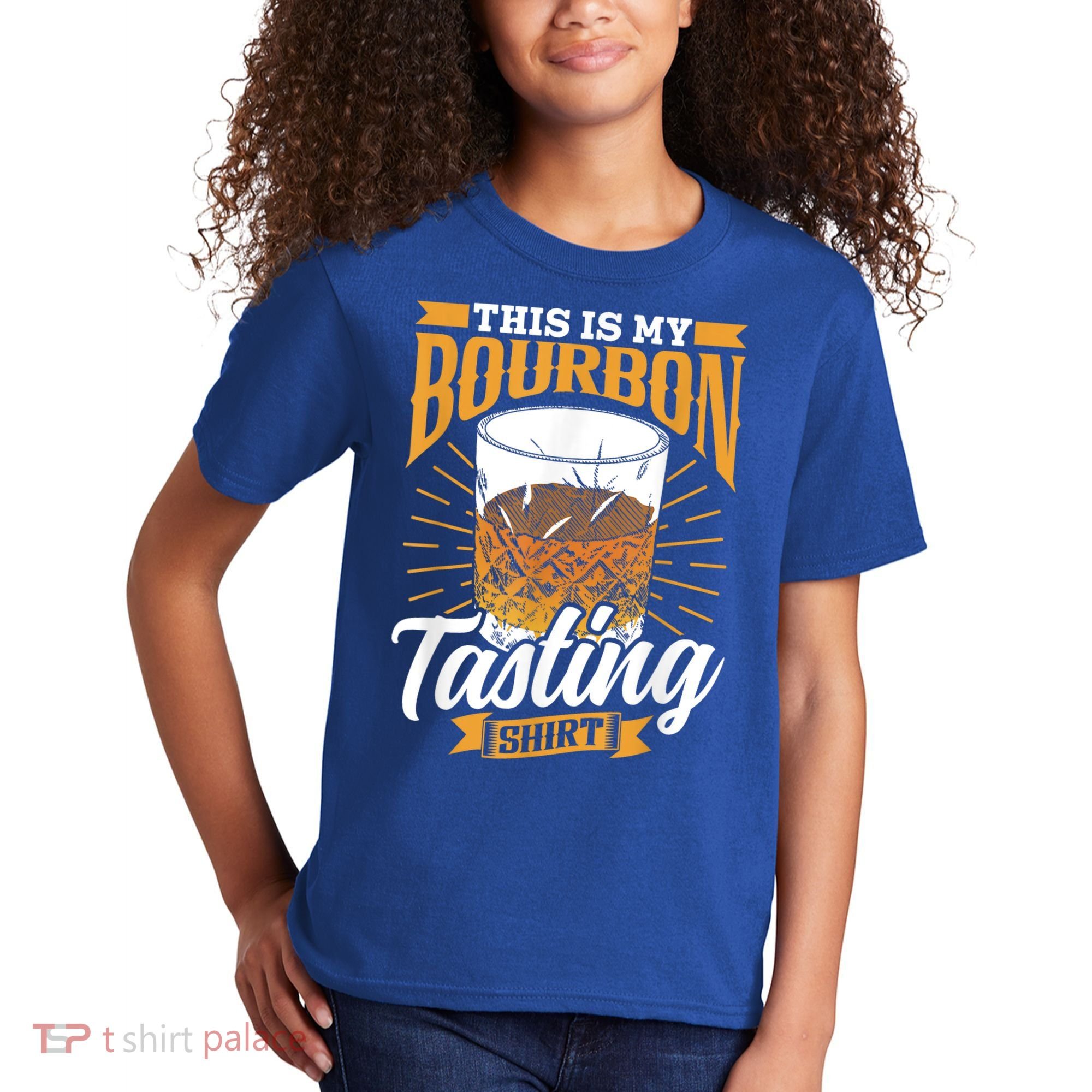This Is My Bourbon Tasting Drinker Drinking Bourbon Kids T-Shirt