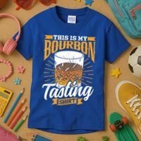 This Is My Bourbon Tasting Drinker Drinking Bourbon Kids T-Shirt thumb 3