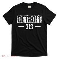 This Is My Detroit 313 Michigan Distressed T-Shirt thumb 0