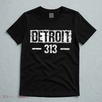 This Is My Detroit 313 Michigan Distressed T-Shirt thumb 5