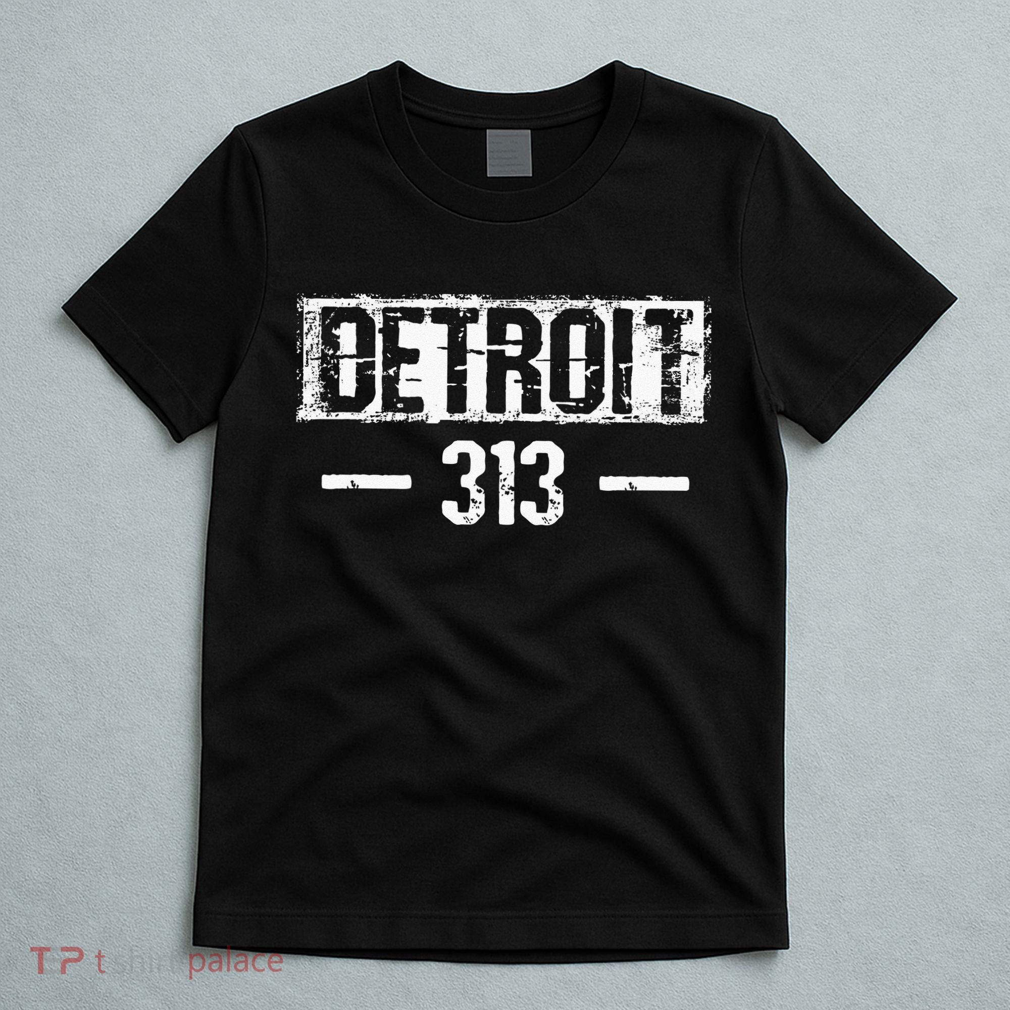 This Is My Detroit 313 Michigan Distressed T-Shirt