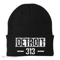 This Is My Detroit 313 Michigan Distressed Beanie thumb 0