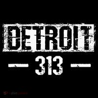 This Is My Detroit 313 Michigan Distressed Women's Hoodie thumb 2