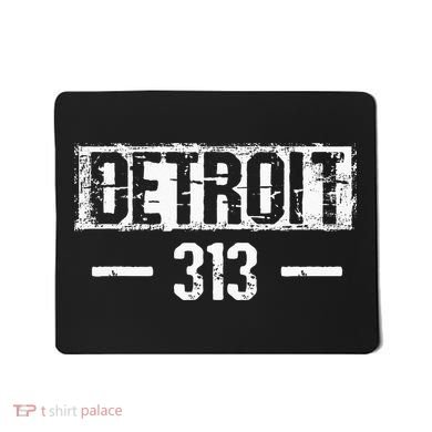 This Is My Detroit 313 Michigan Distressed Mousepad