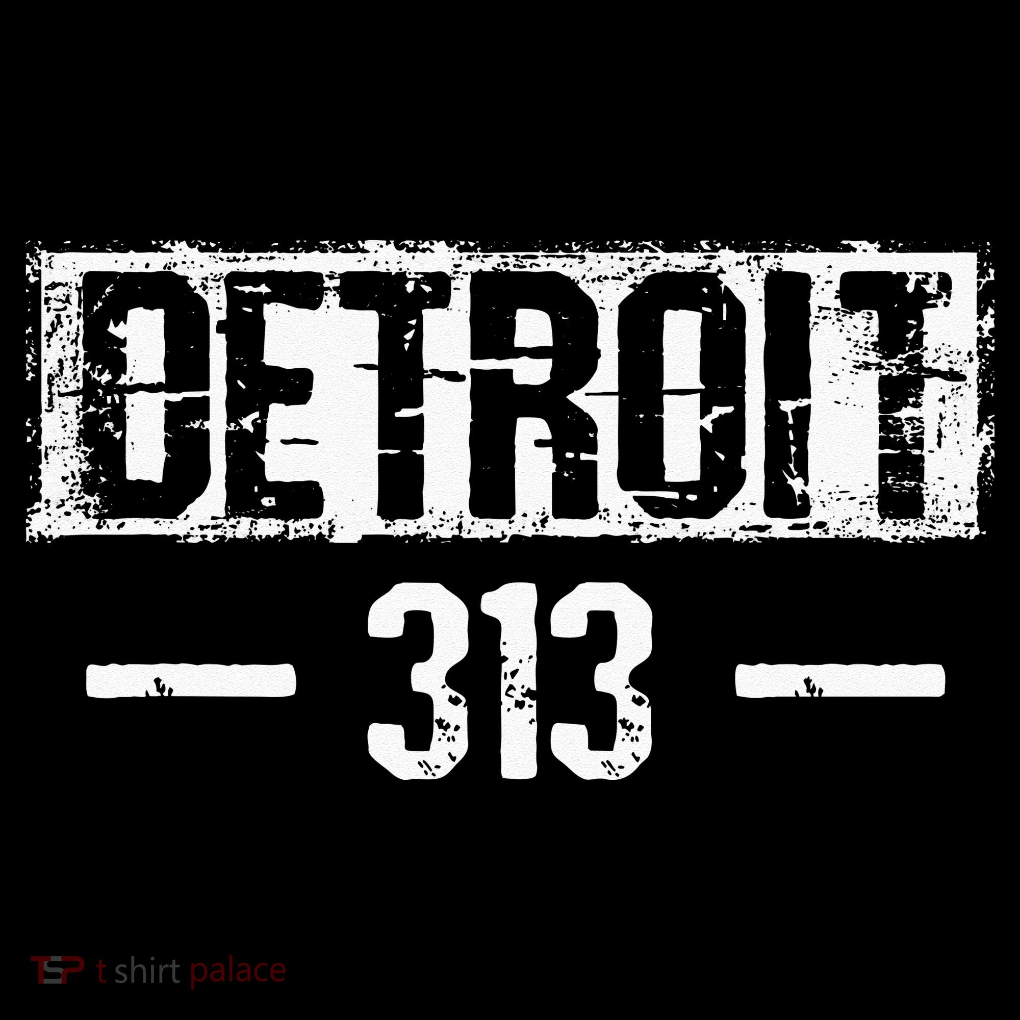 This Is My Detroit 313 Michigan Distressed Mousepad