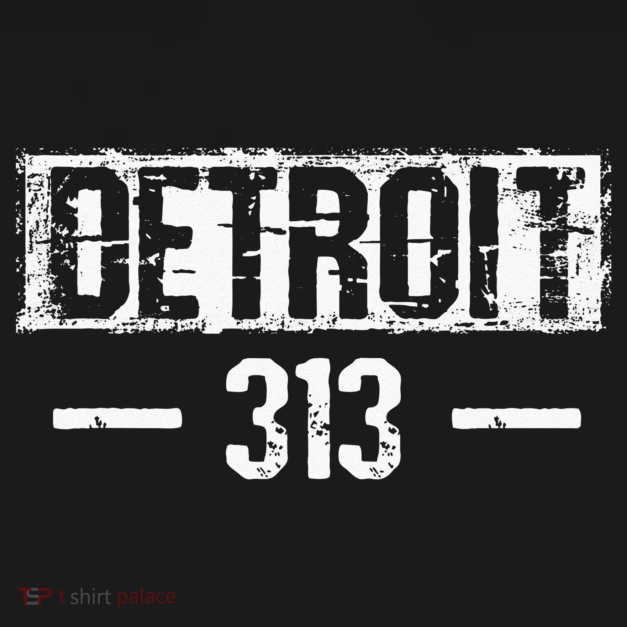 This Is My Detroit 313 Michigan Distressed Toddler T-Shirt