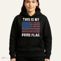 This Is My Pride Flag USA US Flag Patriotic Hoodie thumb 5