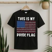 This Is My Pride Flag USA US Flag Patriotic T-Shirt thumb 2