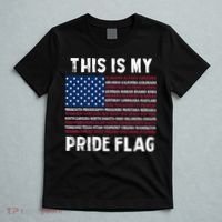 This Is My Pride Flag USA US Flag Patriotic T-Shirt thumb 5