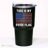 This Is My Pride Flag USA US Flag Patriotic Tumbler thumb 0