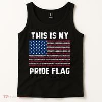 This Is My Pride Flag USA US Flag Patriotic Tank Top thumb 2