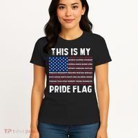 This Is My Pride Flag USA US Flag Patriotic Women's T-Shirt thumb 4