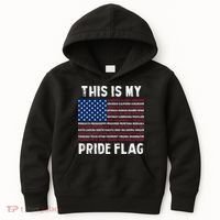 This Is My Pride Flag USA US Flag Patriotic Kids Hoodie thumb 0