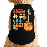 This Is My 60's Costume 60s Party Outfit Groovy Hippie Style Doggie Tank thumb 0